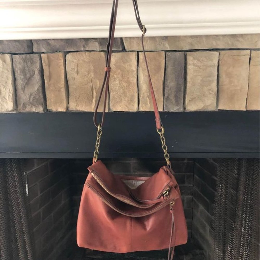 Double Zip Hobo Bag by Margot New York